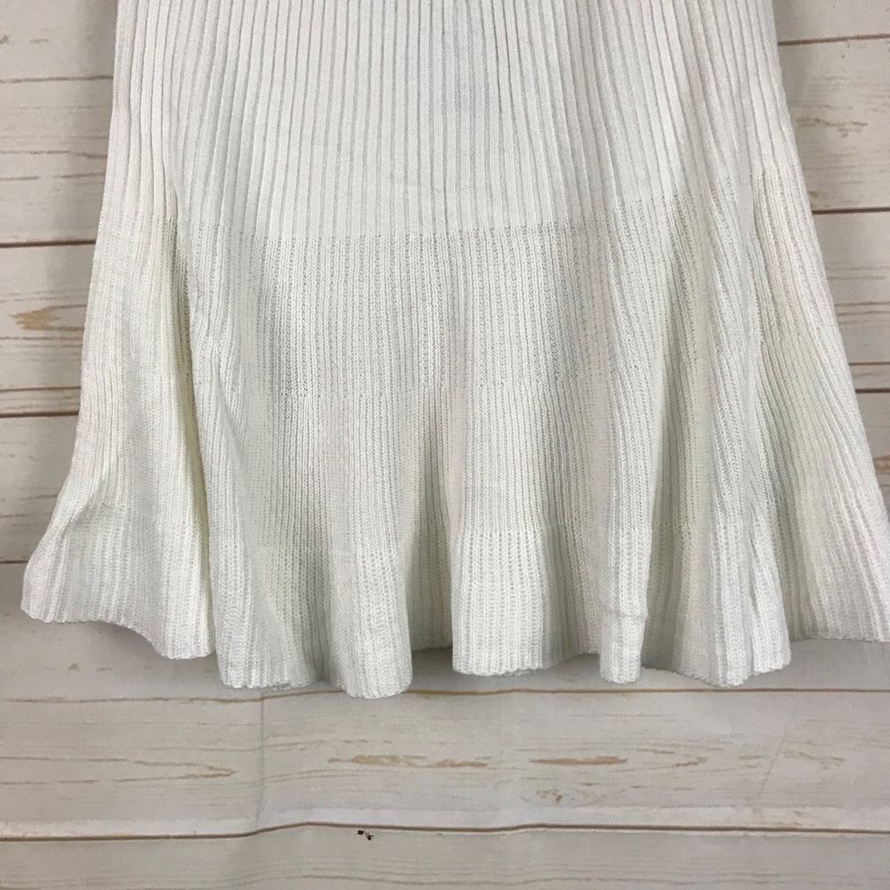 Free People Solid Gold Cream Ruffle Skirt Small NWT - Picture 9 of 14